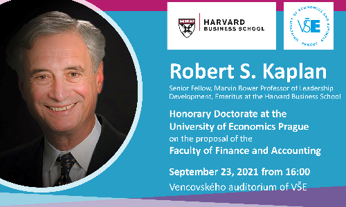 Prof. Robert S. Kaplan - doctor honoris causa