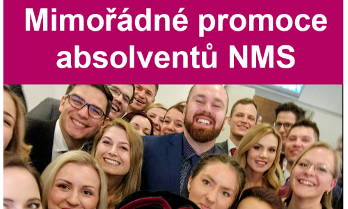 Mimořádné promoce absolventů NMS