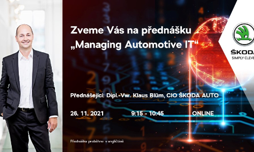 Přednáška: Managing Automotive IT