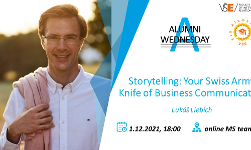 ONLINE Absolventská středa na VŠE: Storytelling – Your Swiss Army Knife of Business Communication