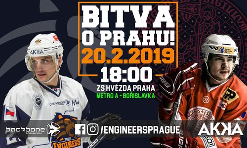 Hokejová bitva o Prahu: Engineers Prague vs. Univerzita Karlova