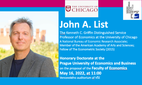 Ceremonial Awarding of Honorary Doctorate to Prof. John List