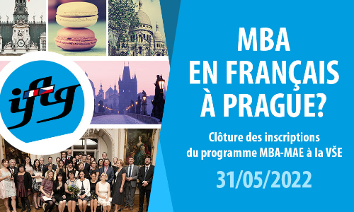 Uzávěrka přihlášek na francouzsko-český program MBA_MAE
