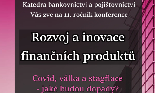 Konference Rozvoj a inovace finančních produktů