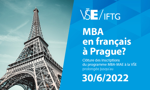 Prodloužení přihlášek do francouzsko-českého programu MBA_MAE