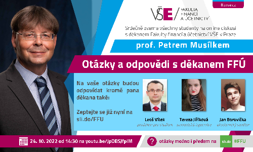 Otázky a odpovědi s děkanem FFÚ