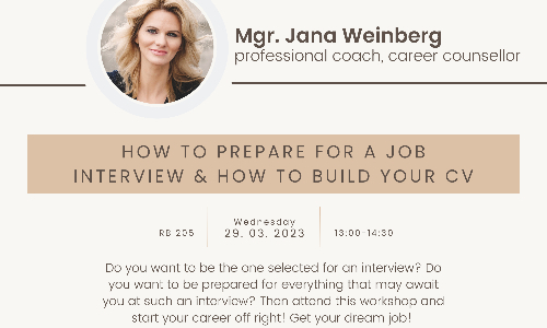 Career workshop: How to prepare for a job interview & how to build your CV