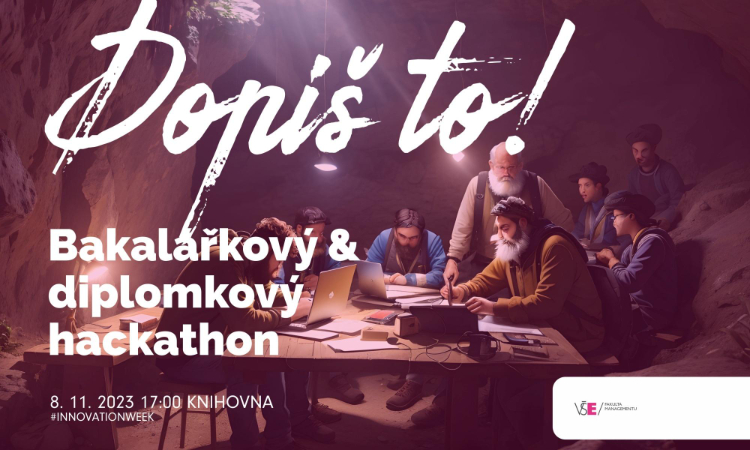 DOPIŠ TO! Bakalářkový a diplomkový hackathon