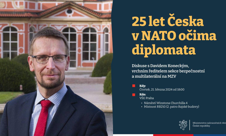 25 let Česka v NATO očima diplomata - diskuse s Davidem Koneckým
