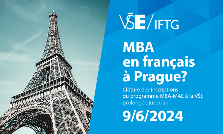 Prodloužení uzávěrky přihlášek do francouzsko-českého programu MBA_MAE