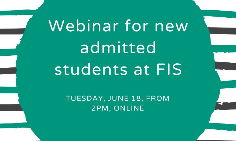 Webinar for new admitted students