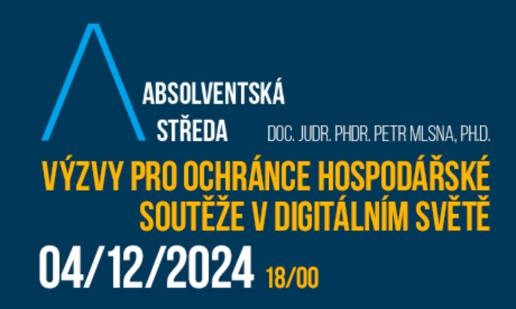Výzvy pro ochránce hospodářské soutěže v digitálním světě