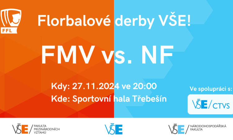 Florbalové derby VŠE FMV x NF