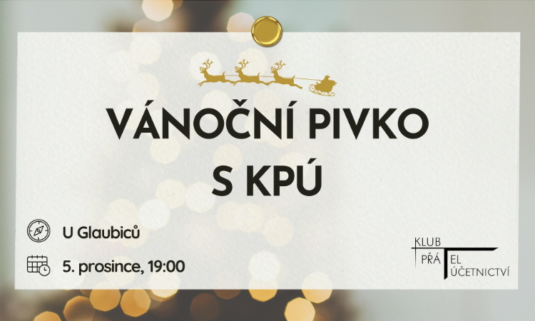Vánoční pivko s KPÚ