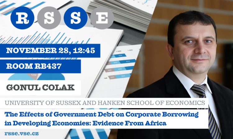 RSSE: Gonul Colak (University of Sussex and Hanken School of Economics, Helsinki)