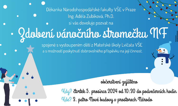 Zdobení vánočního stromečku NF