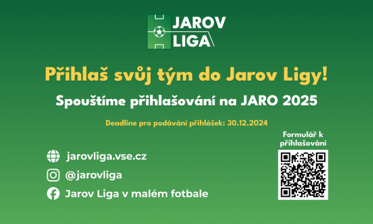 Podávání přihlášek na sezónu JARO 2025