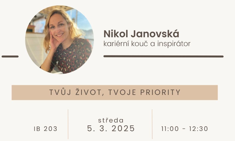 Tvůj život, Tvoje priority: Neboj se mít sebe na 1. místě