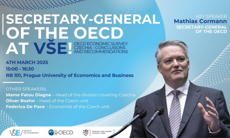 Generální tajemník OECD na VŠE!