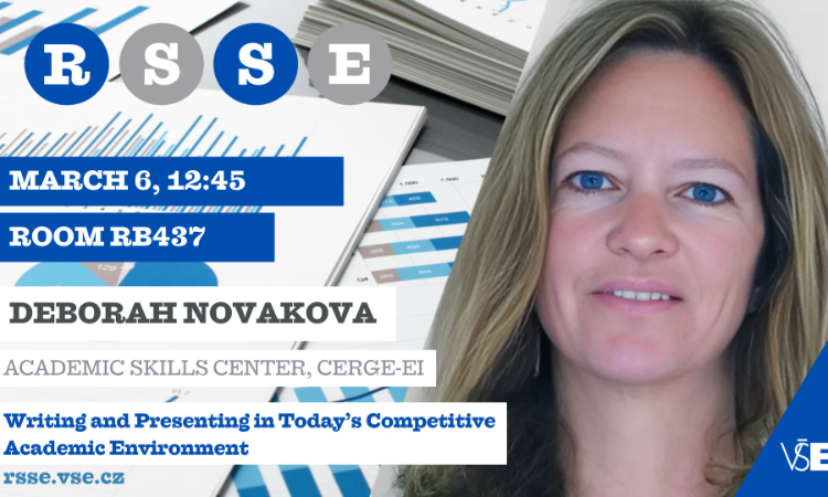 RSSE: Deborah Novakova (Academic skills center, CERGE-EI)
