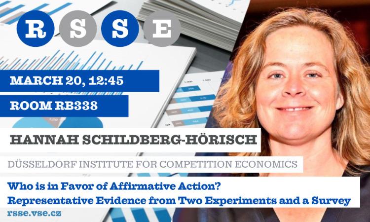 RSSE: Hannah Schildberg-Hörisch (DICE)