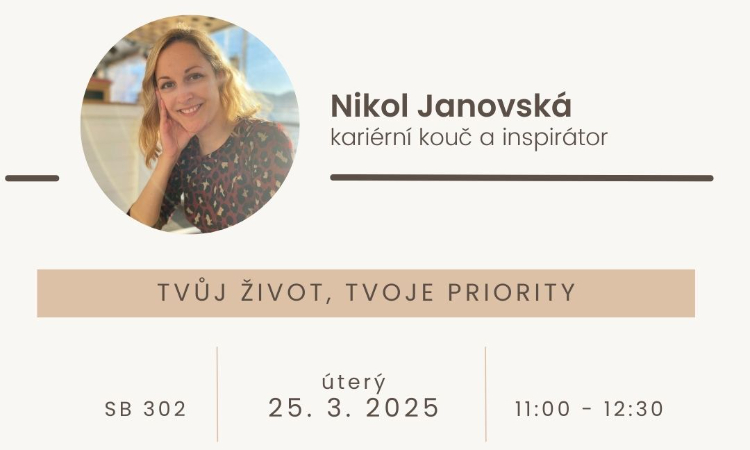 Tvůj život, Tvoje priority: Neboj se mít sebe na 1. místě