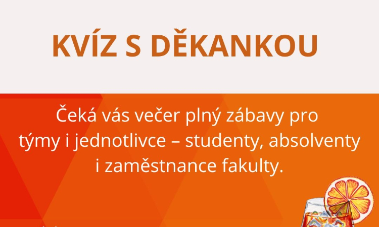 FMV Kvíz s děkankou