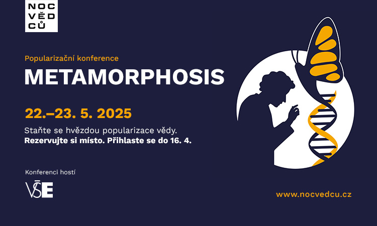Konference Metamorphosis: Jak přiblížit vědu veřejnosti?