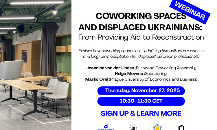 Coworking spaces and displaced Ukrainians