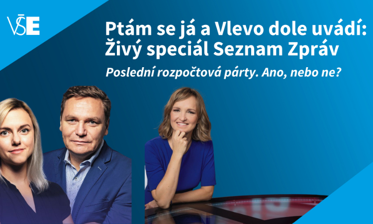 Ptám se já a Vlevo dole uvádí: Živý speciál Seznam Zpráv