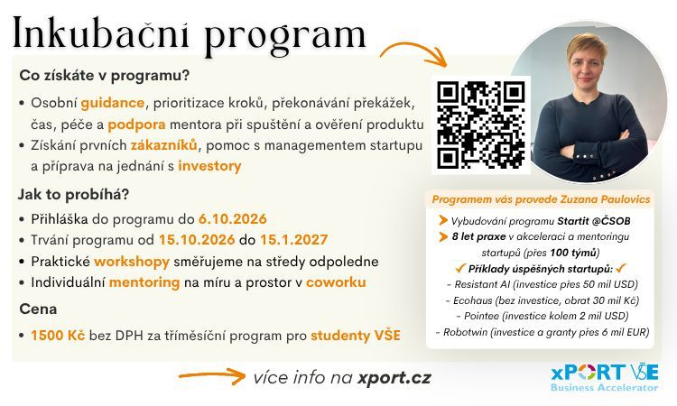 Přihlášky do Inkubačního programu